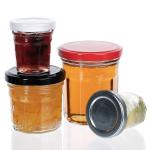 High Seal Jam Storage Jar Household Empty Can Clear Jam Jar With Aluminum Lid for sale