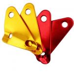 Triangle Shape Aluminum Alloy Rope Stopper Tent Stake Rope Cleats for sale