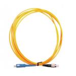 FC - SC Optical Fiber Patch Cord Single Core Single Mode Fiber Optic Cable for sale