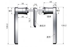 China Cylinder Handle Black Door Lock Keyless Enclosures Electrical Safe Box Latch supplier