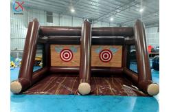 China Factory Commercial Interactive Inflatable Axe Sport Game Inflatable Shot Game supplier