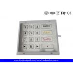 USB / PS2 Interface Stainless Steel Numeric Key Pad  with 16 Flat Keys for sale