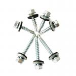 Hex Head SUS304 Self Tapping Metal Screws M4.8 With EPDM Washer for sale