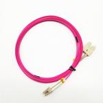 Low Return Loss Sensors Om4 Duplex Fiber Optic Patch Cord for sale