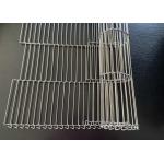 Fire Resistant Flat Flex Conveyor Belt 304 316 Stainless Steel Bead Baking for sale