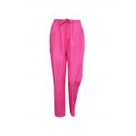 Cotton Rose Red Medical Scrubs Jogger Pants 65 Percent Polyester 35 Percent Cotton for sale