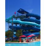 Aqua Water Park Summer Water Games Fiberglass Water Slide Set for Kids for sale