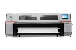 China 6 Heads Piezoelectric Dye Sublimation Textile Printer 120Sqm/H supplier