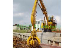 China Garbage Station 10Tm 3.2m Depth Hydraulic Crane Grab Bucket supplier