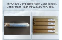 China Compatible Ricoh Cyan Printer Toner Cartridge For Use In Ricoh MPC3500 / MPC4500 supplier