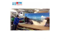China 1250mm 8mm PE Aluminum Composite Panel Aluminium Board Panel Mirror Surface AA3003 supplier