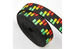 China 500Lbs 25mm Polypropylene Webbing For Dog Collars Black Webbing supplier