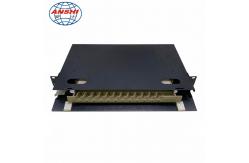 China Rack Mount ODF Fiber Optic Patch Panel For Telecommunications supplier
