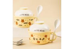 China Temperature Resistant Ceramic Bowl With High Durability And Custom Capacity supplier