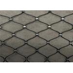 Resist Rust Zoo Wire Stainless Steel Knotted Rope Mesh For Parrot Enclosure Mesh for sale