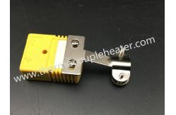 China 2 Pin RTD Circuit Standard Thermocouple Connector With Steel Wire Clamp supplier