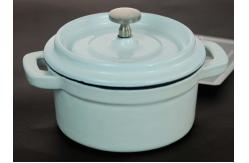 China Cast Iron Mini Round Casserole 10cm supplier