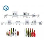 Vial Vodka Wine Alcohol Rinsing Capping Bottle Filling Line