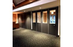 China Exhibition Hall Acrylic Soundproof Room Folding Gypsum Board Movable Partition Wall supplier