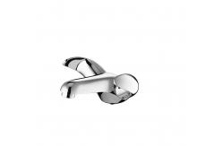 China Timeless Design  Bathroom Washbasin Tap Two Handle Chrome User Friendly supplier