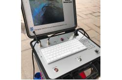 China Waterproof Portable Borehole Inspection Camera With Wheels Keyboard supplier