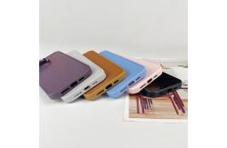 China TPU PC Inlay Double Sided 1mm Groove Phone Case Cover Metal Camera Frame supplier