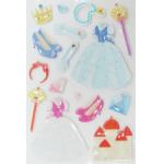 Lovable 3D Princess Kawaii Puffy Stickers For Mobile Phone Rotary Printing Type for sale