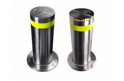 China Fiber Drawing Finish K6 Hydraulic Retractable Road Bollards 220V/380V supplier