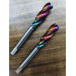 Colorful Coating M2 M3 M4 M5-M20 Aluminum Spiral Tap For Estimated Efficiency On British Standard Alloy Steel for sale