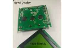 China 128X64dots STN Yellowgreen Graphic LCD Display Monochrome COB LCD Module supplier