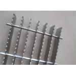 Walkways Metal T6061 Material Serrated Aluminum Grating Anti Slip Construction for sale