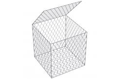 China 4.0mm Wire Galvanized Gabion Boxes Stone Filled Cages For River Training supplier