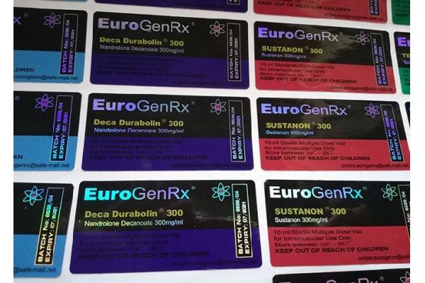 Black Hologram Design Glass Vial Labels10ml Vial Custom Labels And Boxes