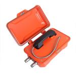 10W 85dbA IP67 SS cord Fire Fighter Telephone With Lights