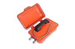 China 10W 85dbA IP67 SS cord Fire Fighter Telephone With Lights supplier