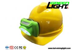 China 18650 Battery 13000Lux Miners Cap Lamp USB Charging Wire supplier