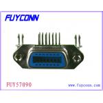 24 Pin Centronic PCB Right Angle Female Connector with Jack Screws and Board Lock for sale