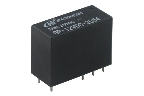 DPDT DC12V 16A PCB Mount Relay GP-12VDC-2C54 For Smart Sweeper