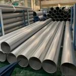 S31803 Duplex SS 304 Pipe Brushed Mirror Third Pary Inspection Constuction Structure for sale