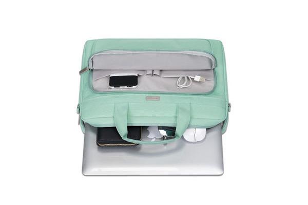 Simple Design Laptop Shoulder Bag Polyester Messenger Carrying Briefcase