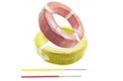 China Flexible PFA Insulated Wires 28 Gauge Stranded Wire Temperature Resistant supplier