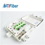 FTTH IP65 8 Ports Wall Mount Fibre Distribution Box 1x8 Steel Tube Mini Case Splitter for sale
