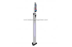 China Android 5.1 Stand Height 110cm Face Recognition Infrared Thermometer supplier