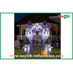 Double Stitch Inflatable Halloween Decorations / Castle Holiday Decoration for sale
