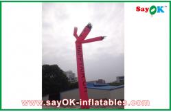 China Red Inflatable Clown Dancer Double Legs Sky / Air Dancer With Logo Print supplier