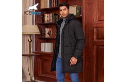 China usiness-Style Long Hooded Winter Thickened Down Jacket – Your Winter Warmth Guardian supplier