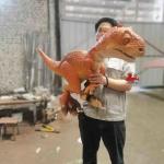 Animatronic Dino Hand Puppet Weatherproof Brachiosaurus Puppet for sale