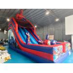 Manufacturer Inflatable Dry Slide Spiderman Inflatable Double Slides Castle