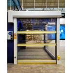                  Transparent Factory Fast Roller Shutter Automatic PVC High Speed Doors              for sale