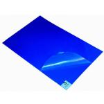Cleanroom Entry Decontaminating Sticky Floor Mat Blue PE 30 Layers Anti Static for sale
